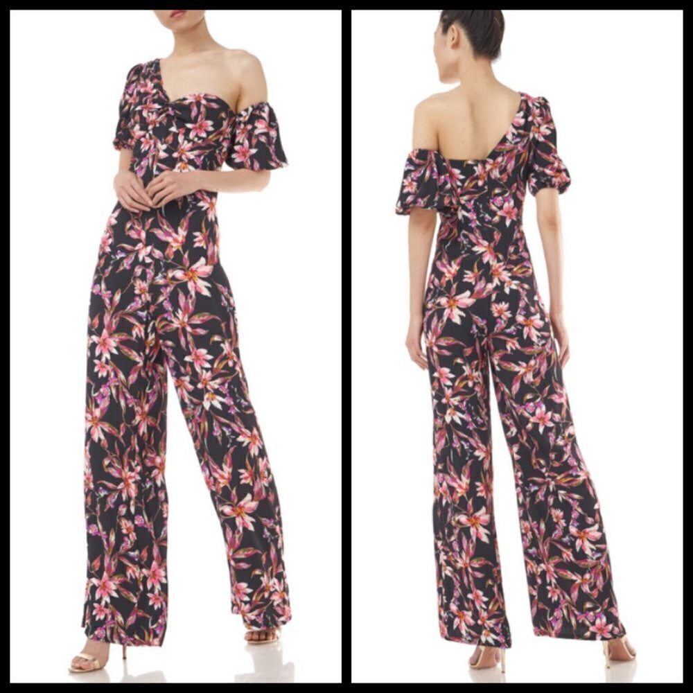 💕AMUR💕 Jax Jumpsuit ~ Floral Print Size 0 - Picture 4 of 13